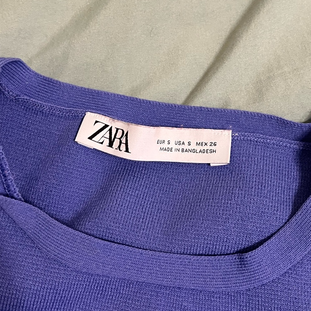 Zara Women's Purple Tank Top - Picture 2 of 2